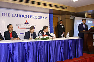 The Launch Program Together We Grow Nepal & Australia.